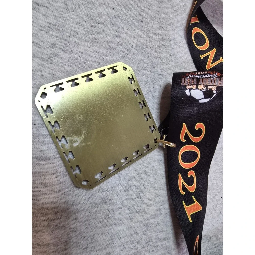 2021 Black Hills Rapids Fright Fest Tournament Metal On Lanyard